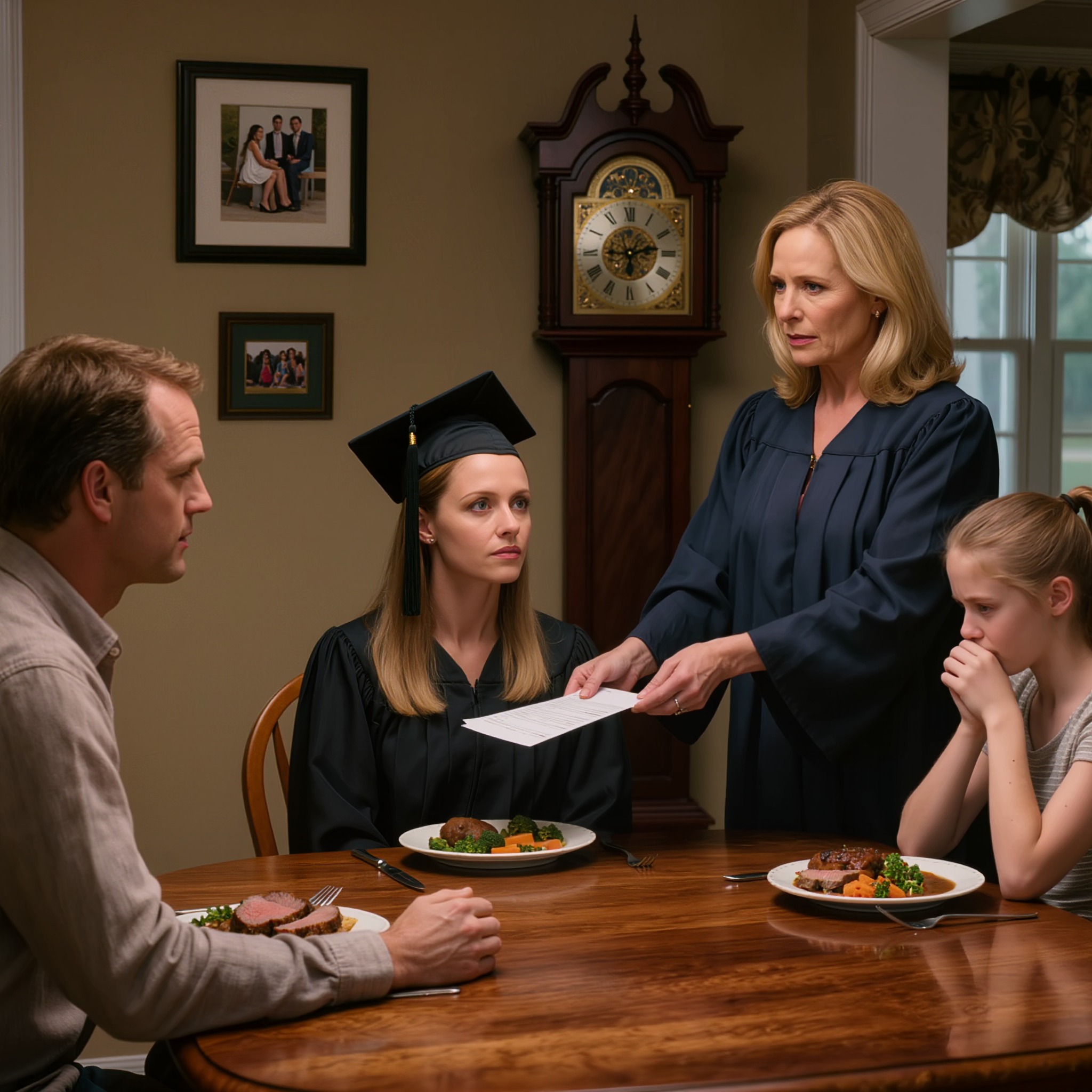 A szüleim tudomást sem vettek a diplomaosztómról, „kudarcünnepségnek” nevezték, de amikor egy nagyvállalat közvetlenül engem toborzott egy 5 millió dollárnál is több ajánlattal, minden megváltozott. Anya felhívott: „Beszélnünk kell. Holnap családi értekezlet.” Megjelentem egy meglepetéssel. – Hírek