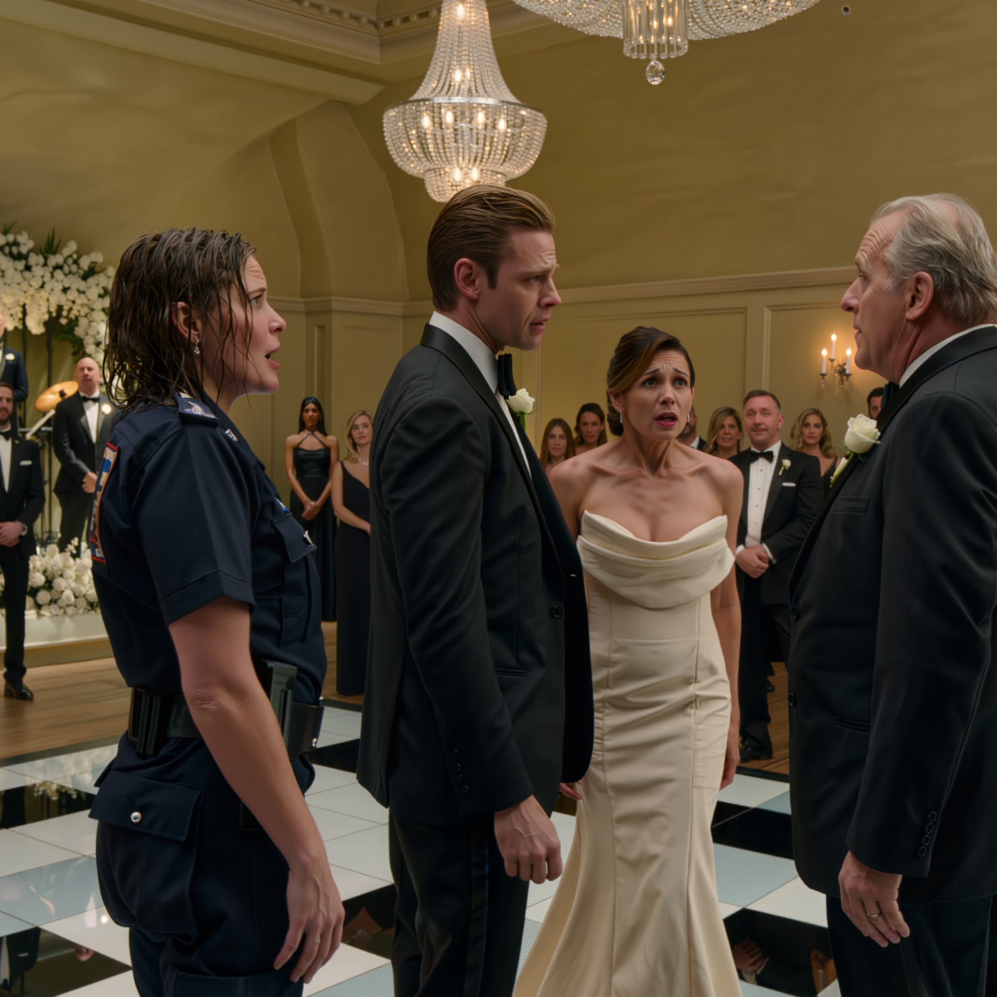 Egy gazdag család esküvőjén mentősként voltam jelen, és valami szokatlant vettem észre a vőlegényen… Amikor megigazítottam a nyakkendőjét, az egész terem elcsendesedett… – Hírek