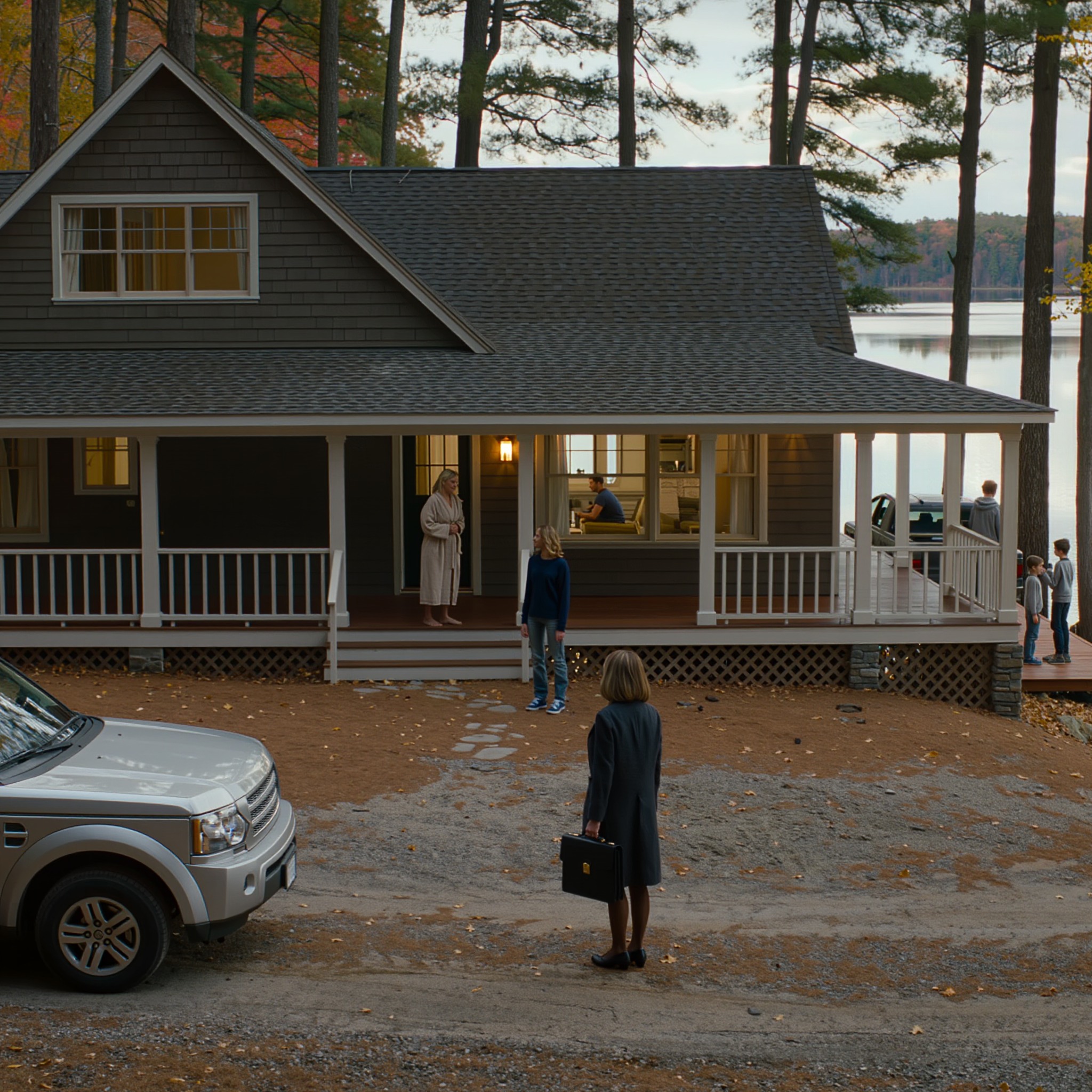 Zbudowałem rodzicom domek nad jeziorem za 310 000 dolarów na ich 40. rocznicę ślubu. Kiedy przyjechałem, ręce mojego ojca się trzęsły – mąż mojej siostry już wystawił go na wynajem. Spojrzał na mojego tatę i powiedział: „To teraz rodzinny majątek”. Moja siostra się uśmiechała… Dopóki nie otworzyłem teczki, a uśmiech zniknął. – Wiadomości