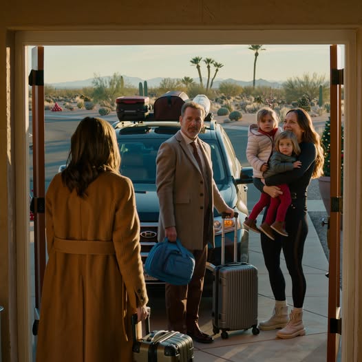 Mama poprosiła mnie, żebym przyjechała do domu na święta. Po 10-godzinnym locie otworzyła drzwi bez powitania ani uścisku i powiedziała: „Zaopiekujecie się dziećmi siostry. Wyjeżdżamy na rodzinną wycieczkę”. Moja siostra uśmiechnęła się i rzuciła kąśliwą uwagę. Wszyscy się roześmiali. Uśmiechnęłam się tylko i powiedziałam jedno spokojne zdanie… I nagle cały nastrój się zmienił. Mama szeptała: „NIE… NIE… PROSZĘ…” – Wiadomości