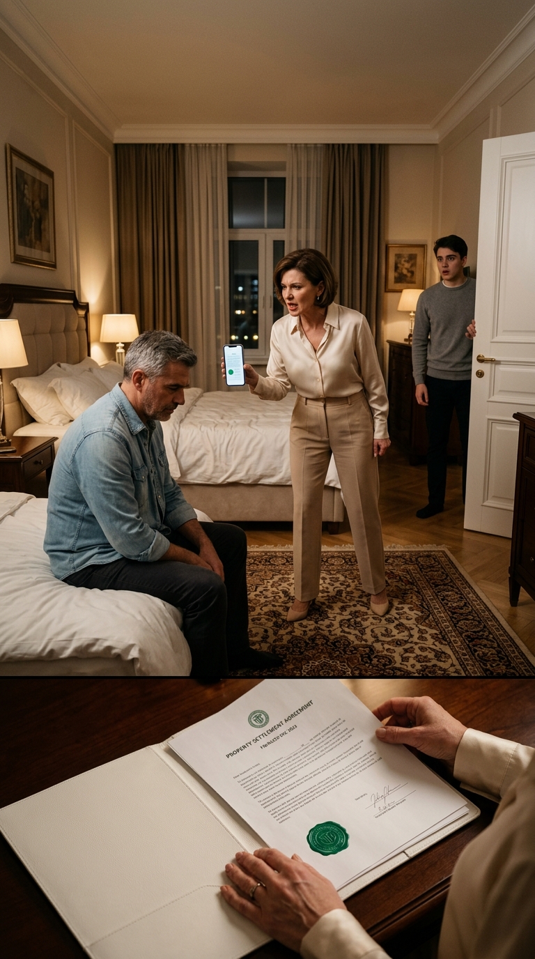 „Podpisz albo wynoś się” – zadrwiła moja żona, machając papierami rozwodowymi, siedząc na kolanach kochanka w domu, za który sam zapłaciłem. Myślała, że ​​ten podpis zostawi mnie z niczym. Podpisałem i tak – bo rano nie miała pojęcia, co właśnie wprawiła w ruch.