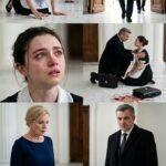 Marmurowa podłoga zamarzała pod moimi kolanami, gdy drzwi rezydencji otworzyły się z hukiem i wszystkie okrutne szepty w tym pokoju nagle ucichły. Pani Whitmore roześmiała się, jakbym była niczym więcej niż brudem pod jej butami, po czym powiedziała mężczyźnie w drzwiach, że jestem „tylko bezużyteczną pokojówką”. Ale kiedy upuścił skórzaną teczkę i spojrzał mi prosto w twarz, krew odpłynęła z jej twarzy tak szybko, że nawet dom zdawał się przestać oddychać.
