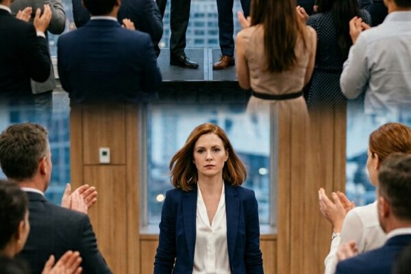 Apám 146 alkalmazott előtt megalázott azzal, hogy az unokatestvéremnek adta át a vezérigazgatói széket, miközben a 72 millió dolláros szerződésem nyitva volt a laptopomon – aztán azt mondta, hogy „nem vagyok vezetői alkalmas”, mígnem egyetlen telefonhívás elhallgattatta az egész céget.